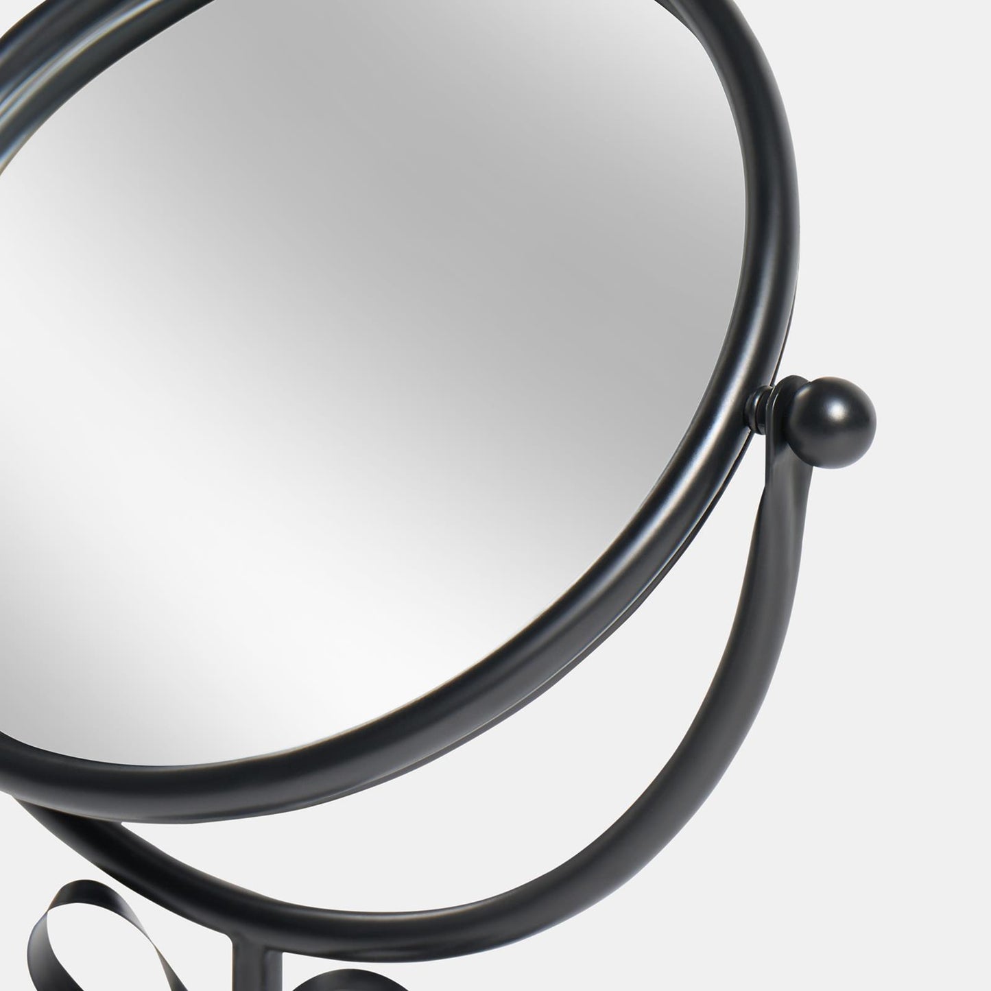 OHS Bow Swing Mirror Countertop Free Standing Pedestal Vanity Mirrors
