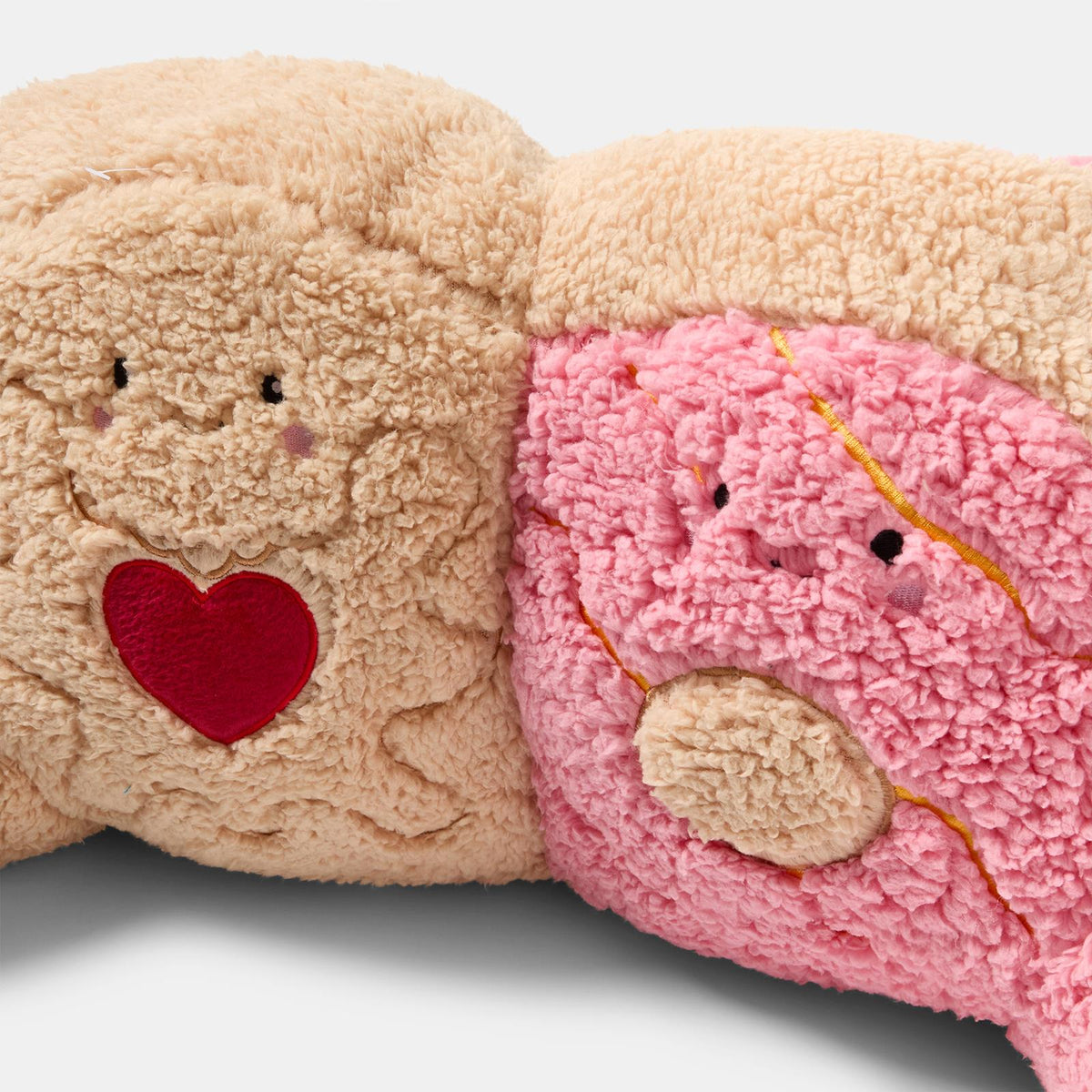OHS Character Cuddle Cushion Soft Fleece Reading Pillow with Arms Bed Chair