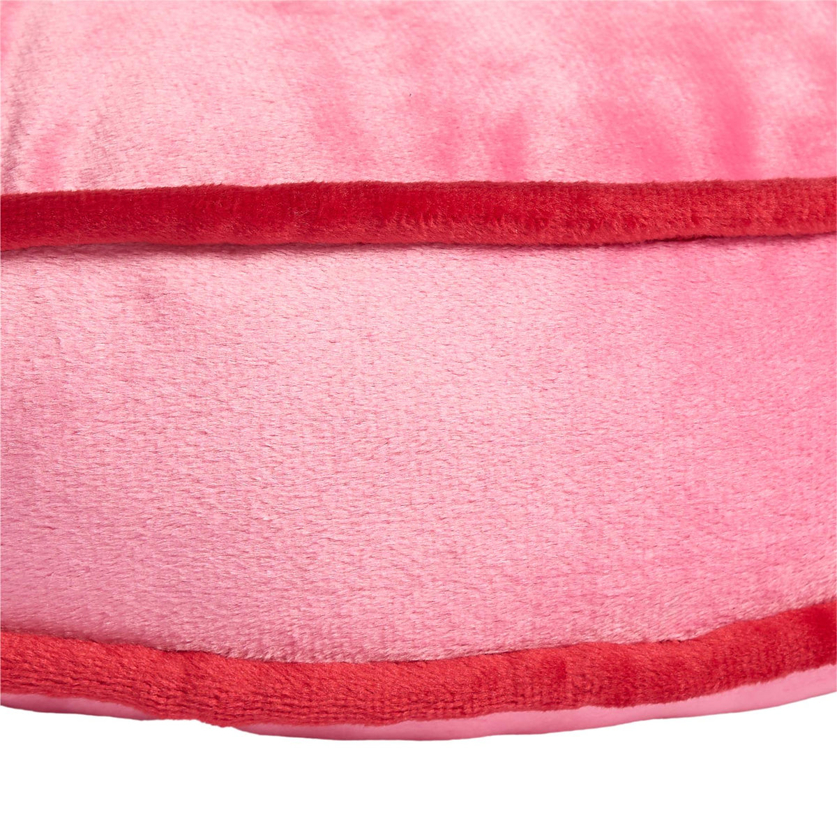 OHS Velvet Filled Cushion Round Bedroom Decor Scatter Chair Sofa Button Pillow