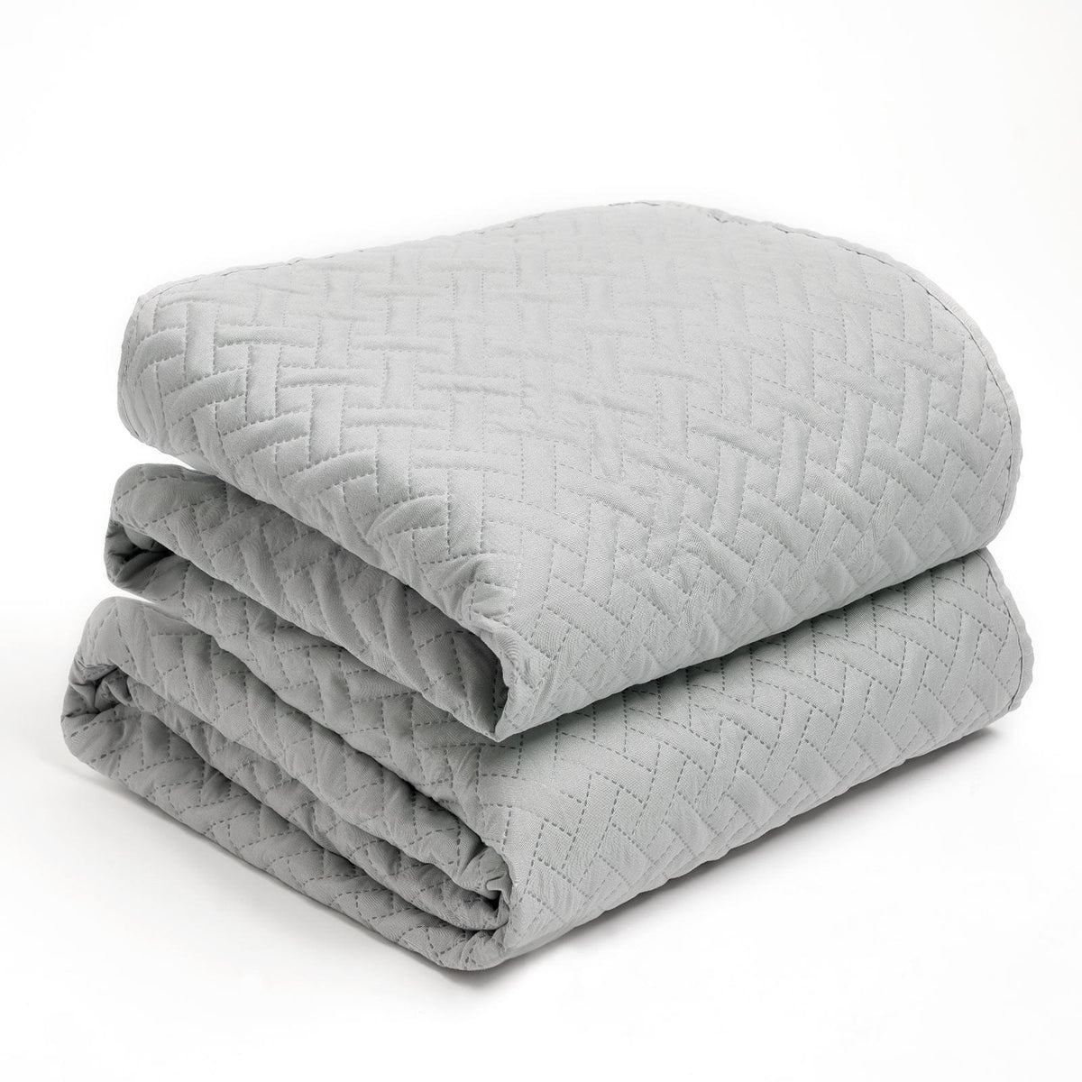 Brentfords Geo Quilted Bedspread Blanket Pinsonic Throw Large Sofa Bed Comforter