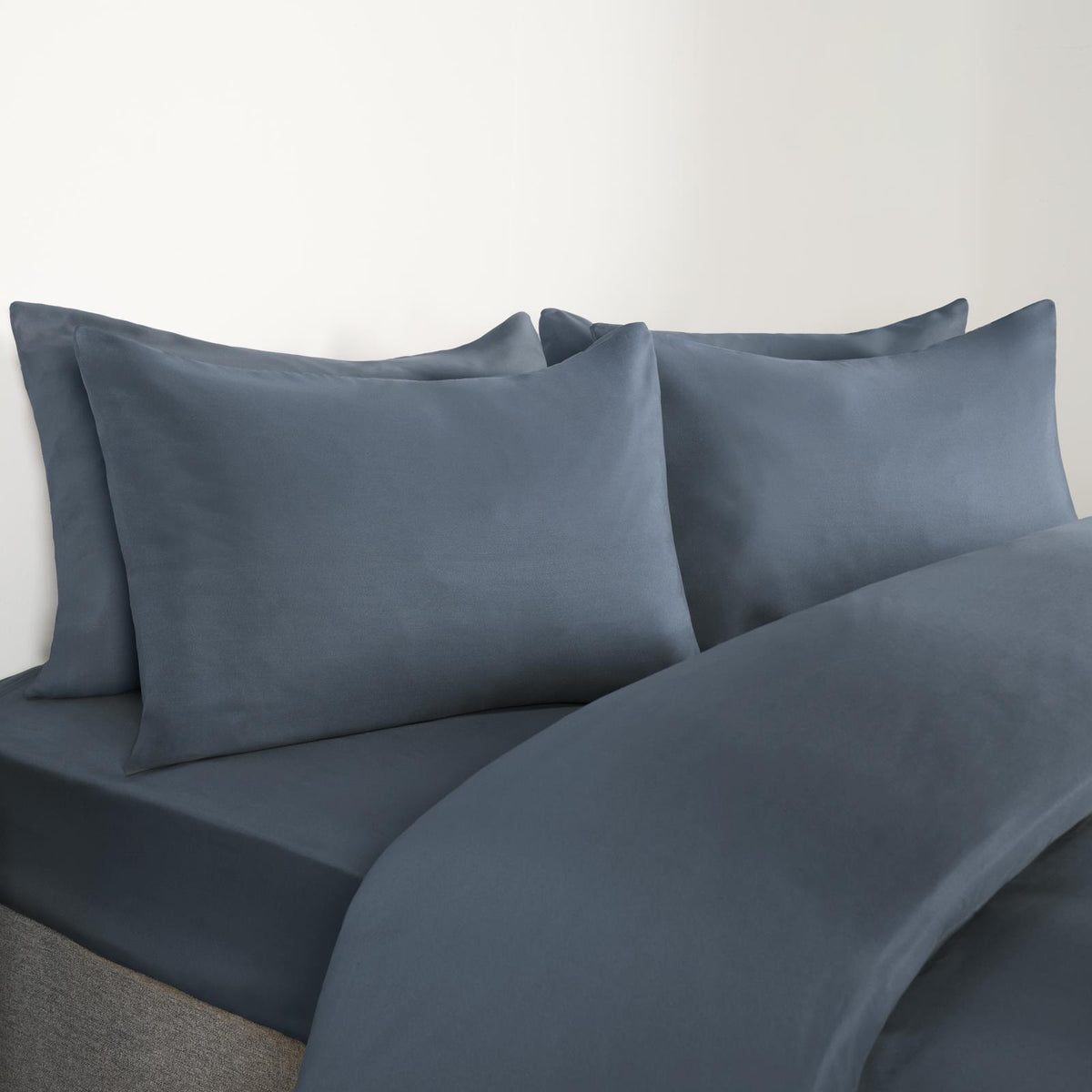 OHS Microfibre Housewife Pillowcases Set 2 Pack Wrinkle Resistant Pillow Covers