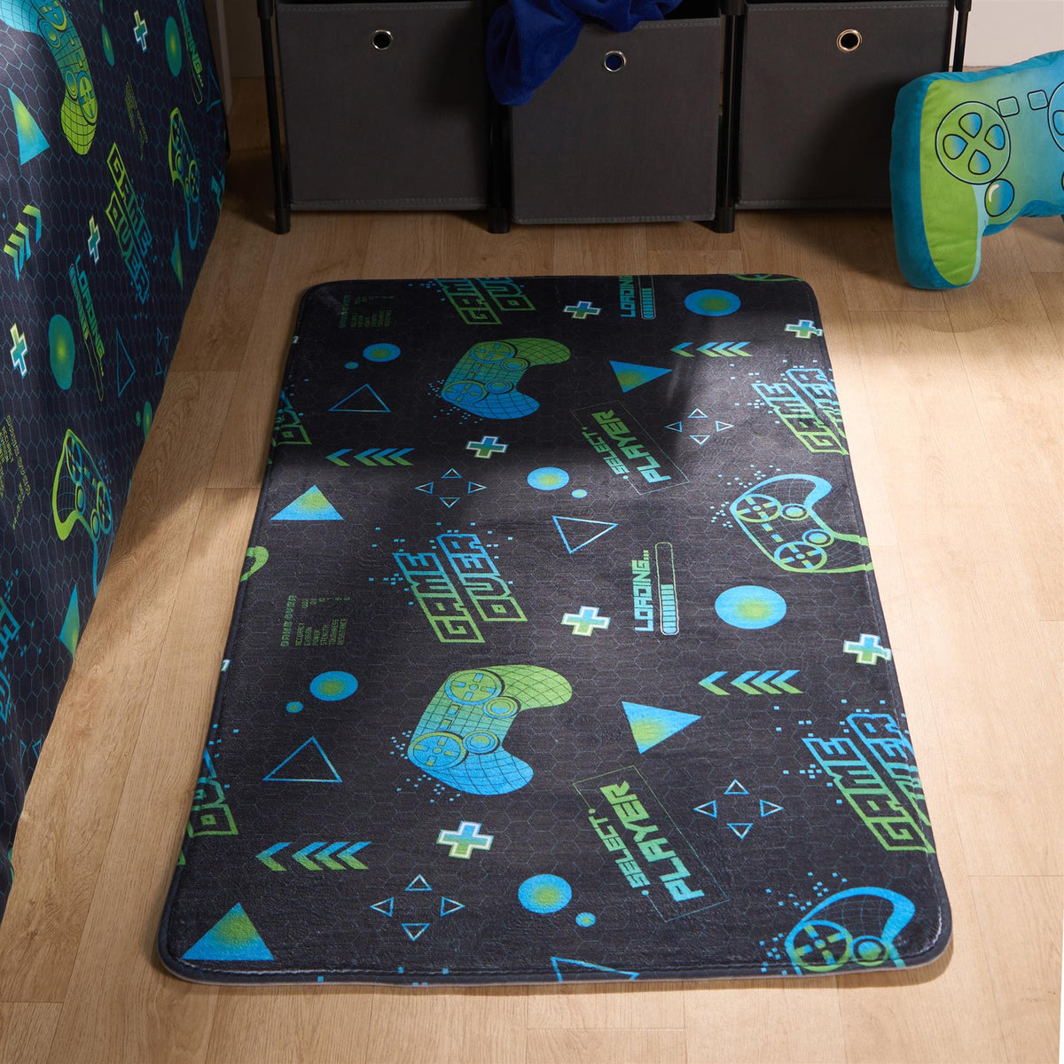 Kids Rug Supersoft Washable Gaming Rugs Bedroom Living Room Non Slip Carpet Mat