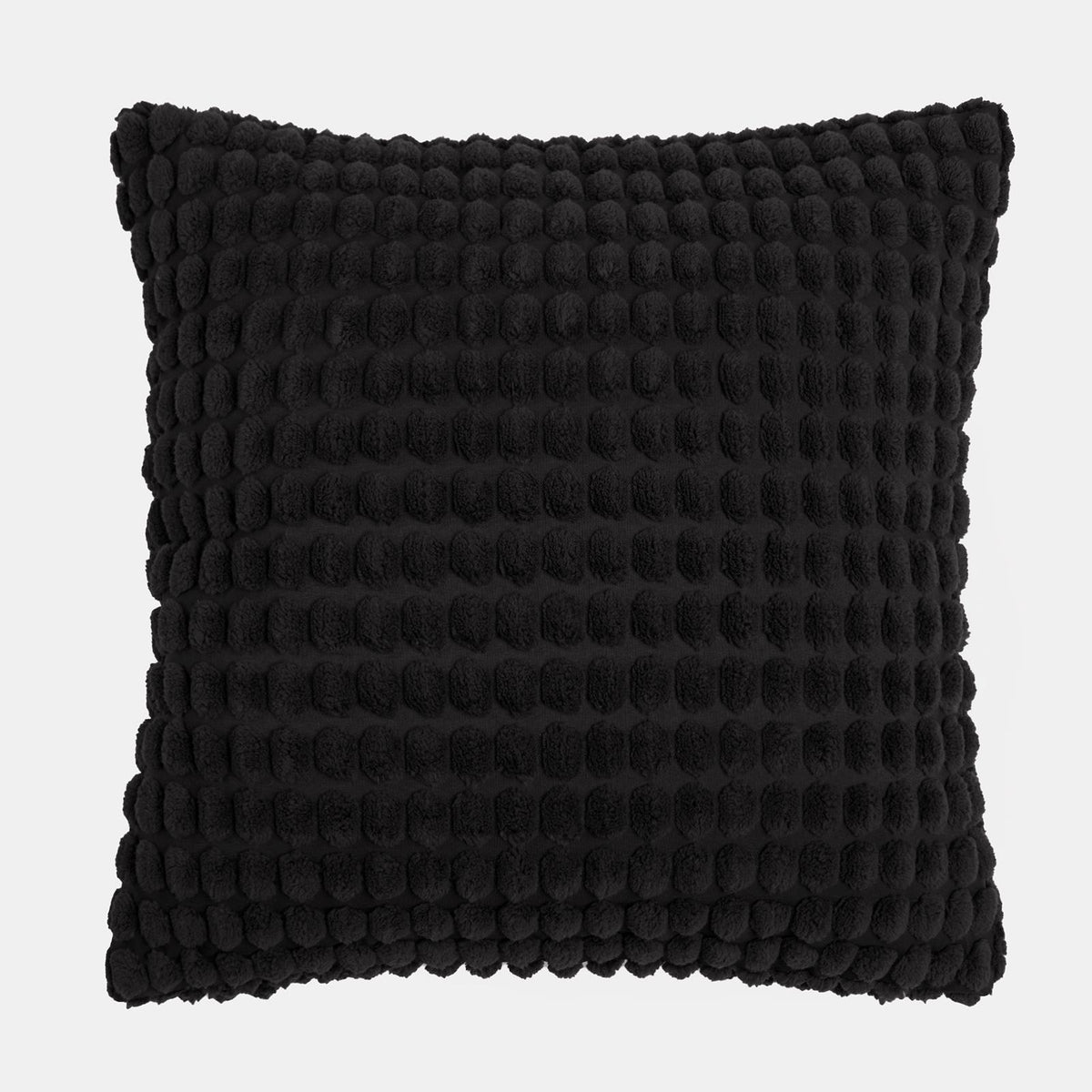 OHS Bobble Cushion Covers Soft Fleece Square Pillowcases Winter Home Decor