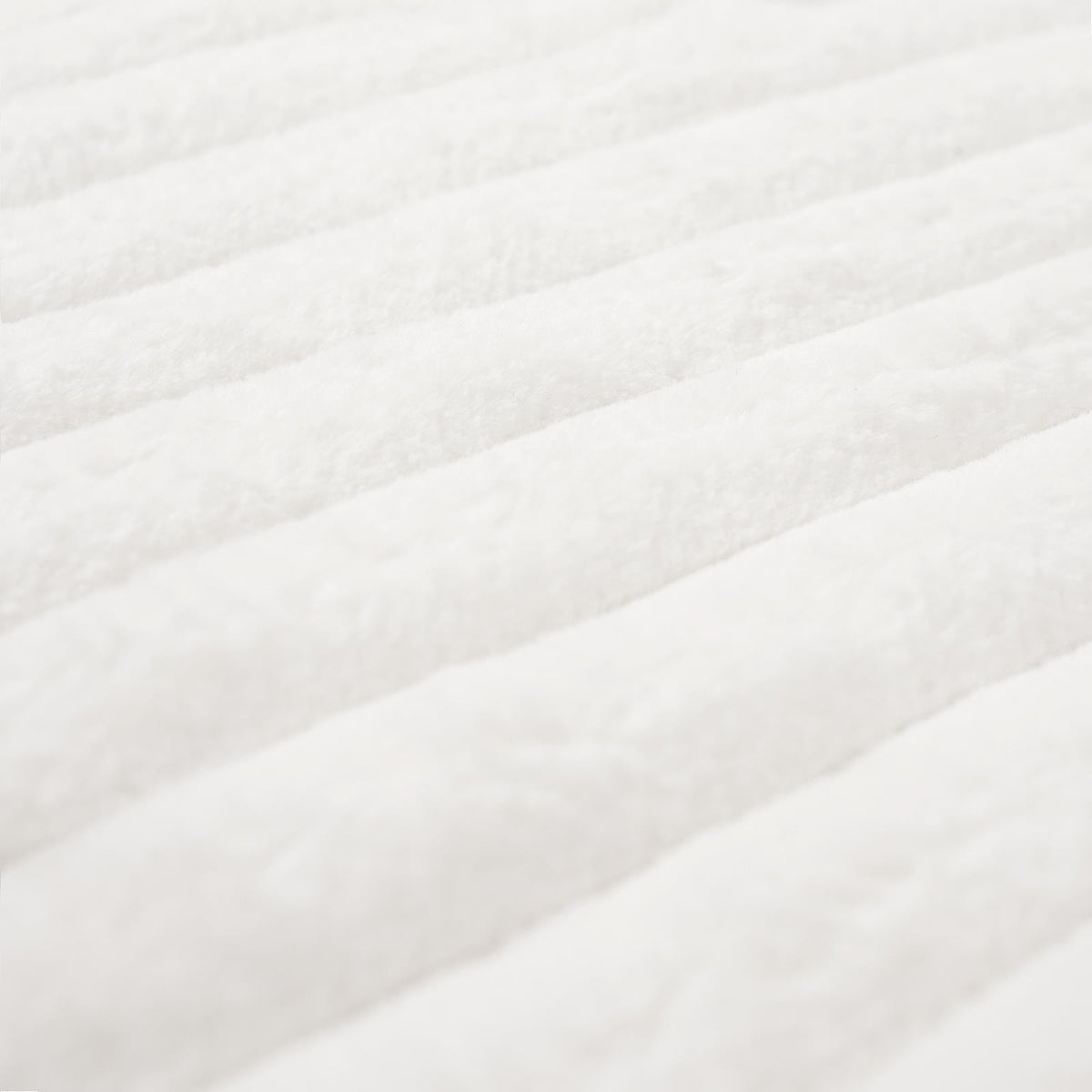 OHS Faux Fur Ribbed Fleece Throw Over Bed Blanket Warm Supersoft
