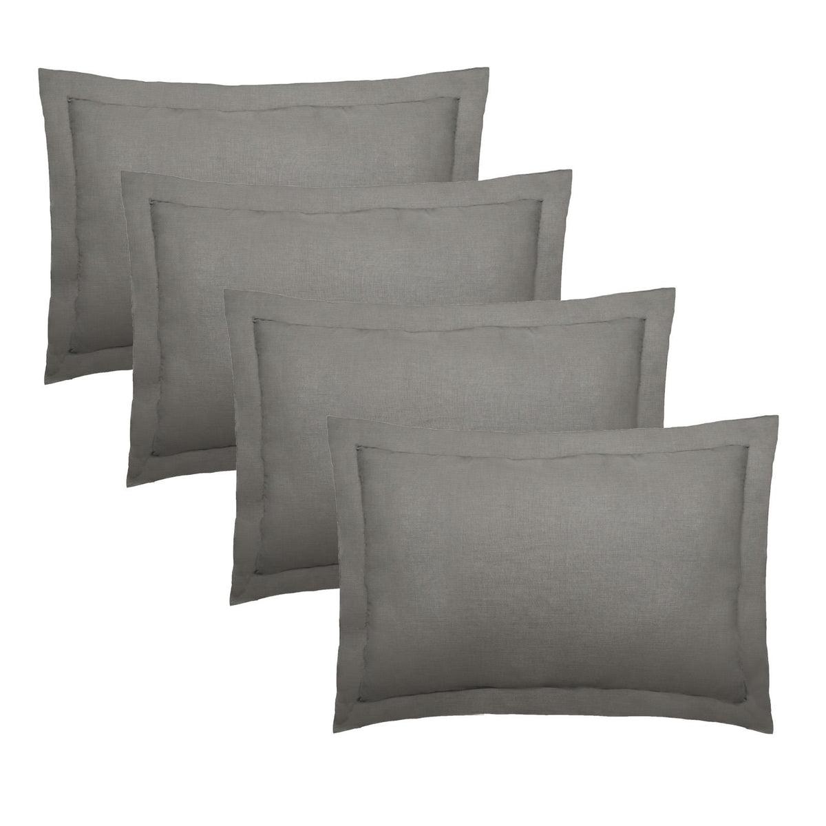 OHS Multi-Pack Polycotton Hotel Style Housewife Oxford Edge Pillowcase Set