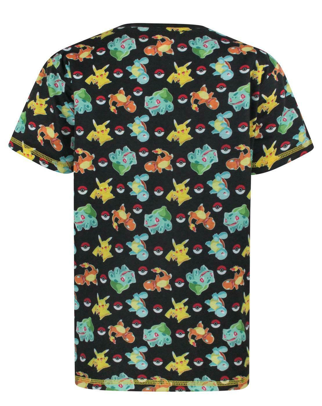 Pokemon Short Sleeved T-Shirt | Boys Black | Official Merch