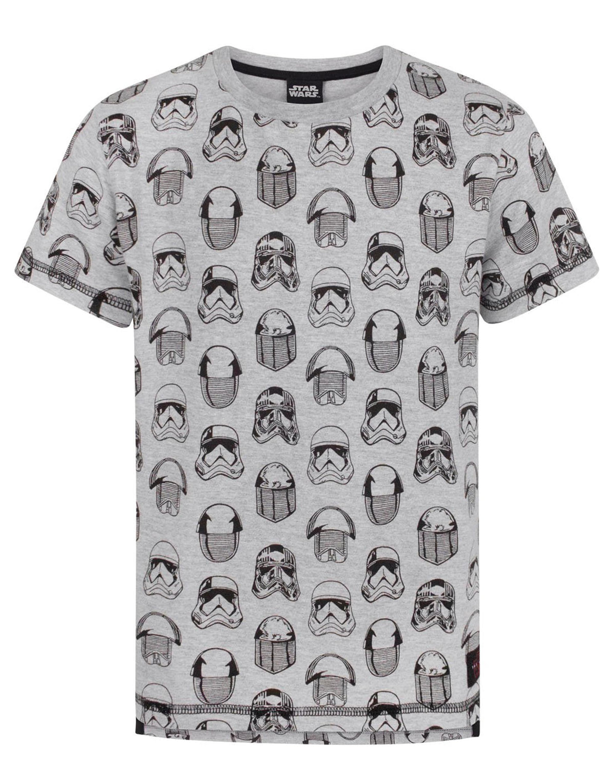 Star Wars Short Sleeved T-Shirt | Boys Grey | Official Merch