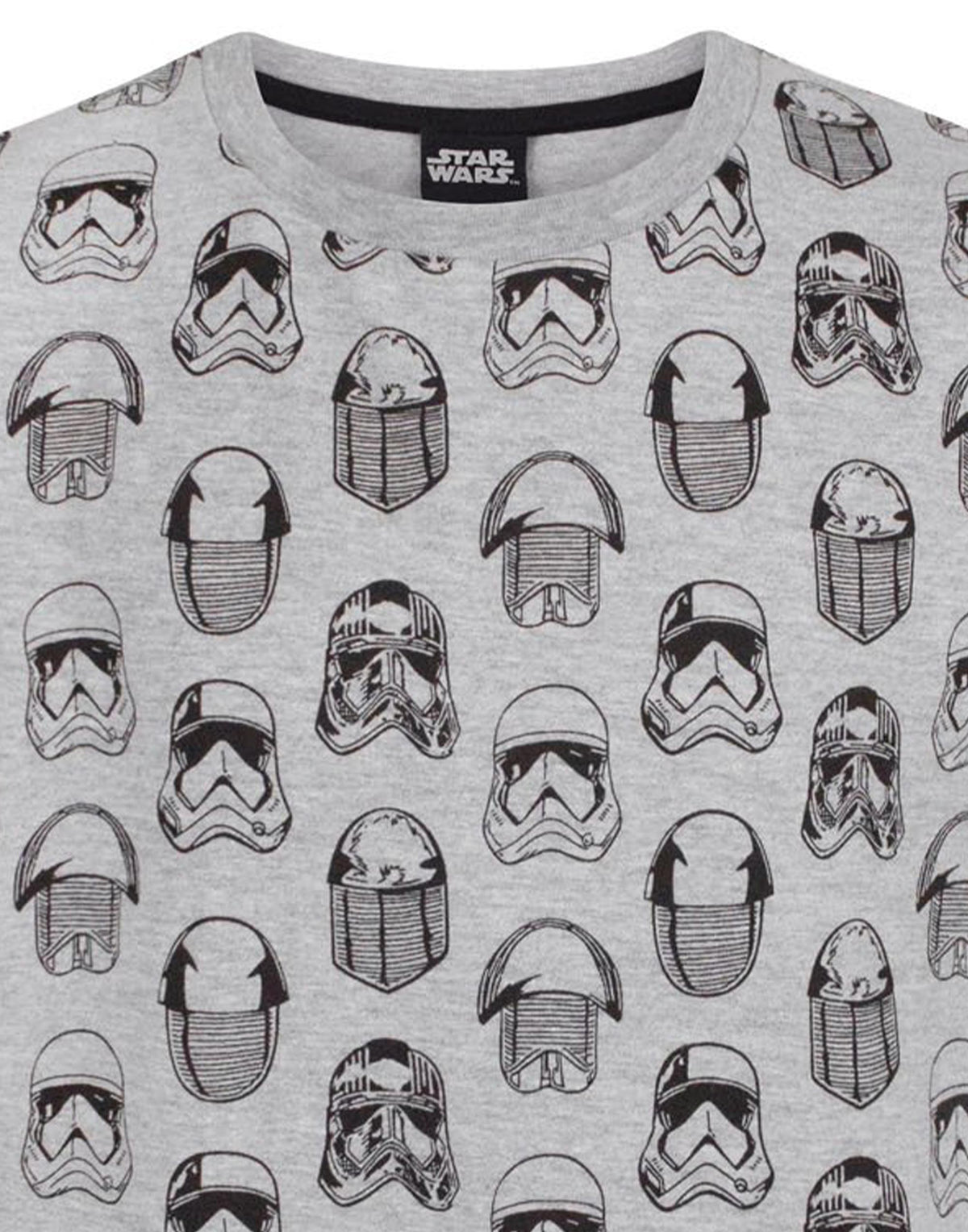 Star Wars Short Sleeved T-Shirt | Boys Grey | Official Merch