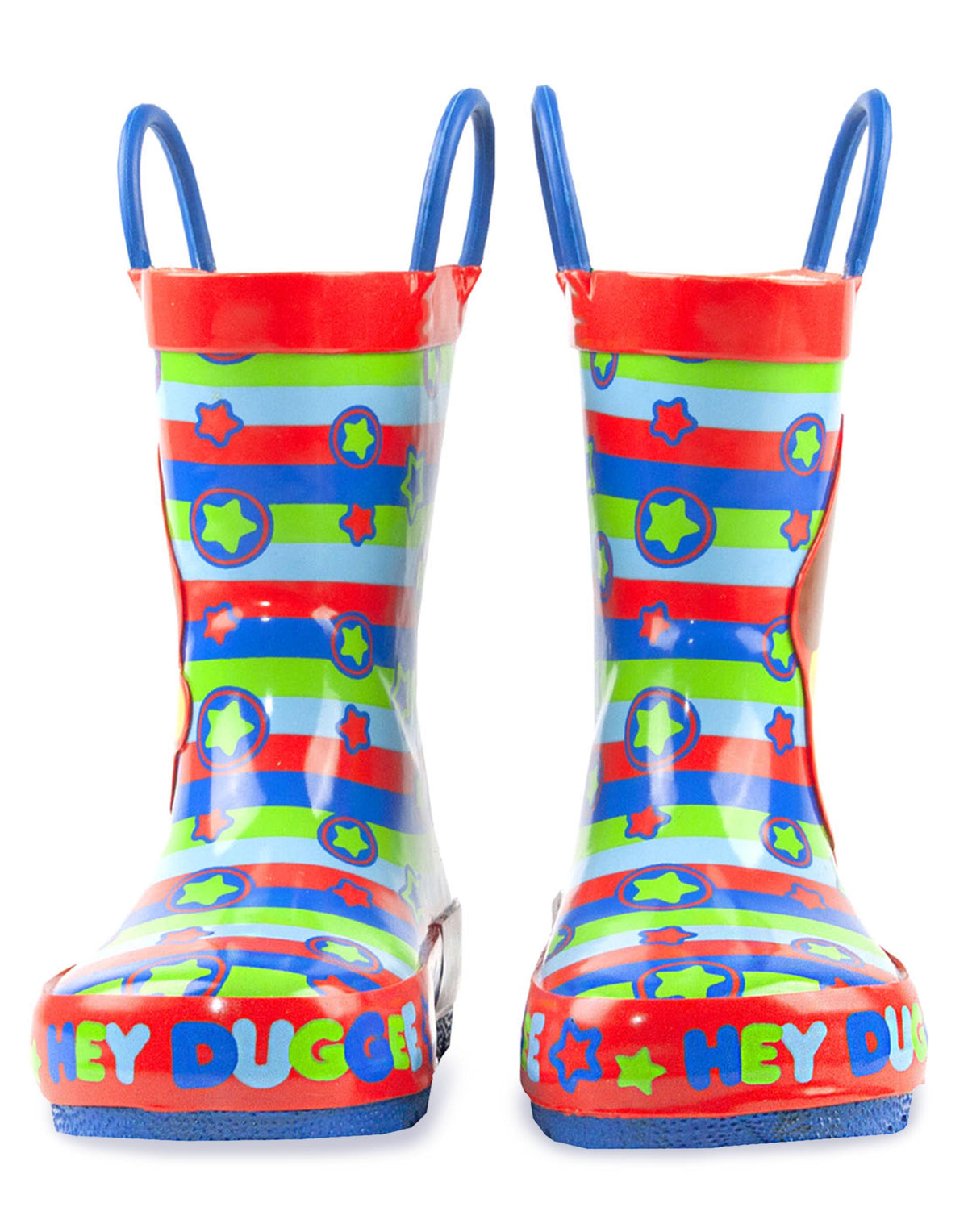 Hey Duggee Wellington Boots with Handles | Boys Red | Official Merch