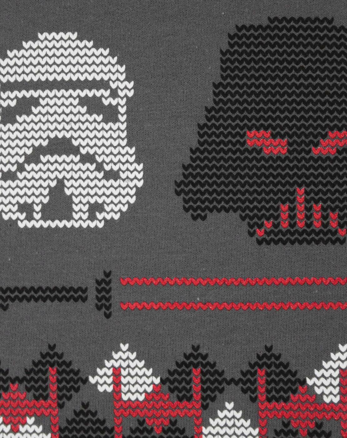 Star Wars Christmas Jumper | Mens Charcoal | Official Merch