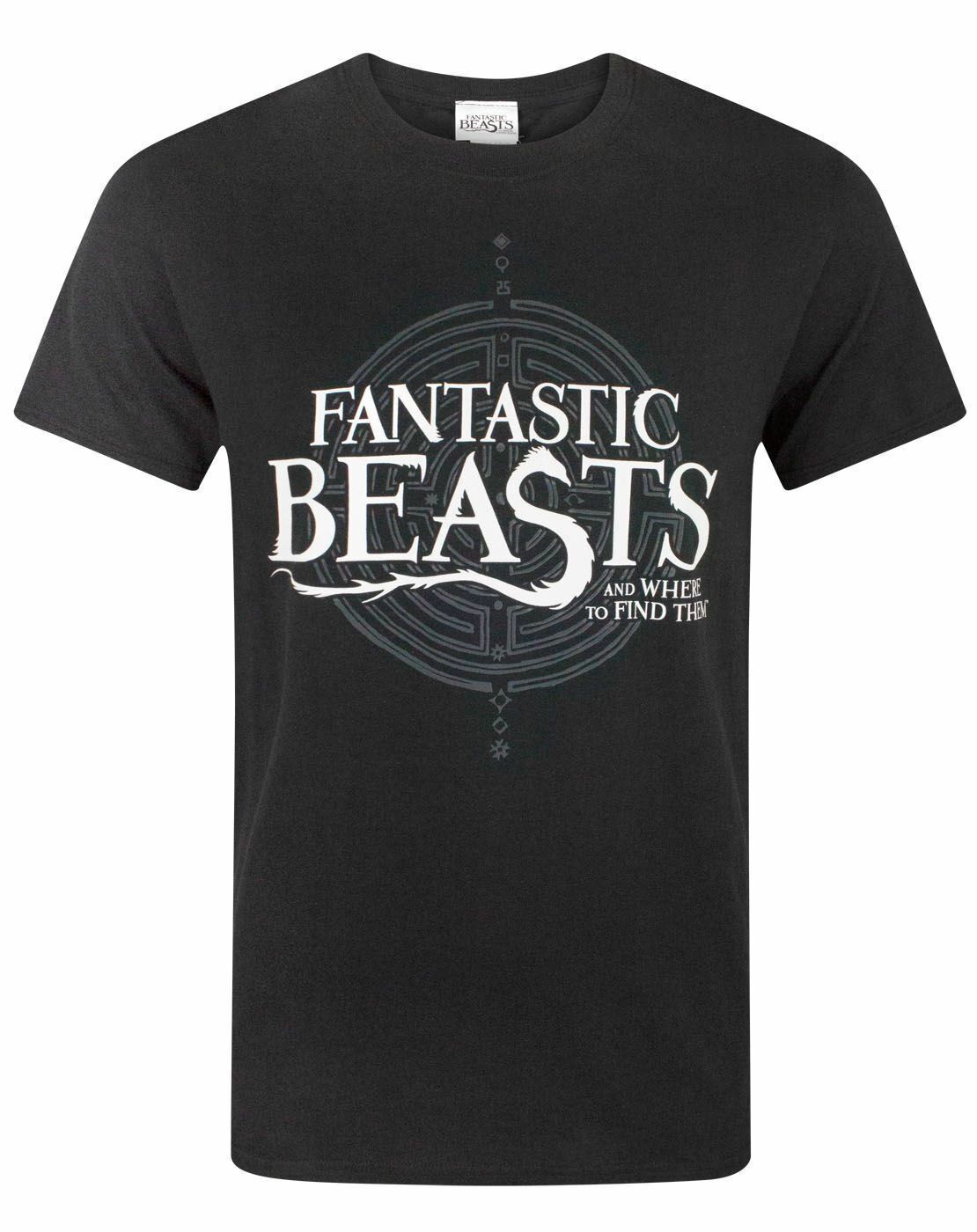 Fantastic Beasts And Where To Find Them Short Sleeved T-Shirt | Mens Black | Off