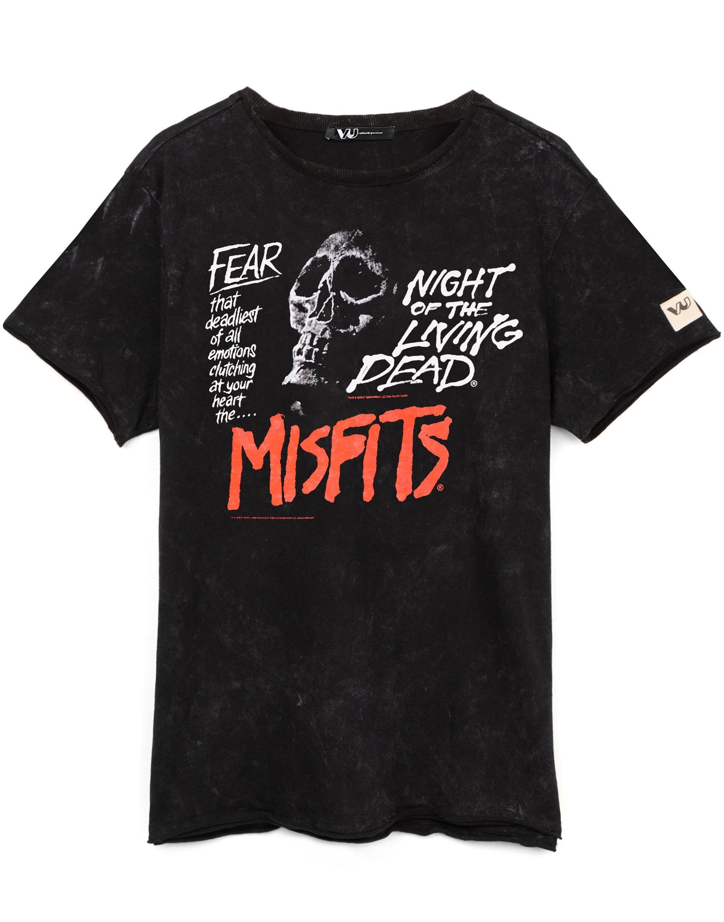 Misfits Short Sleeved T-Shirt | Mens Black | Official Merch
