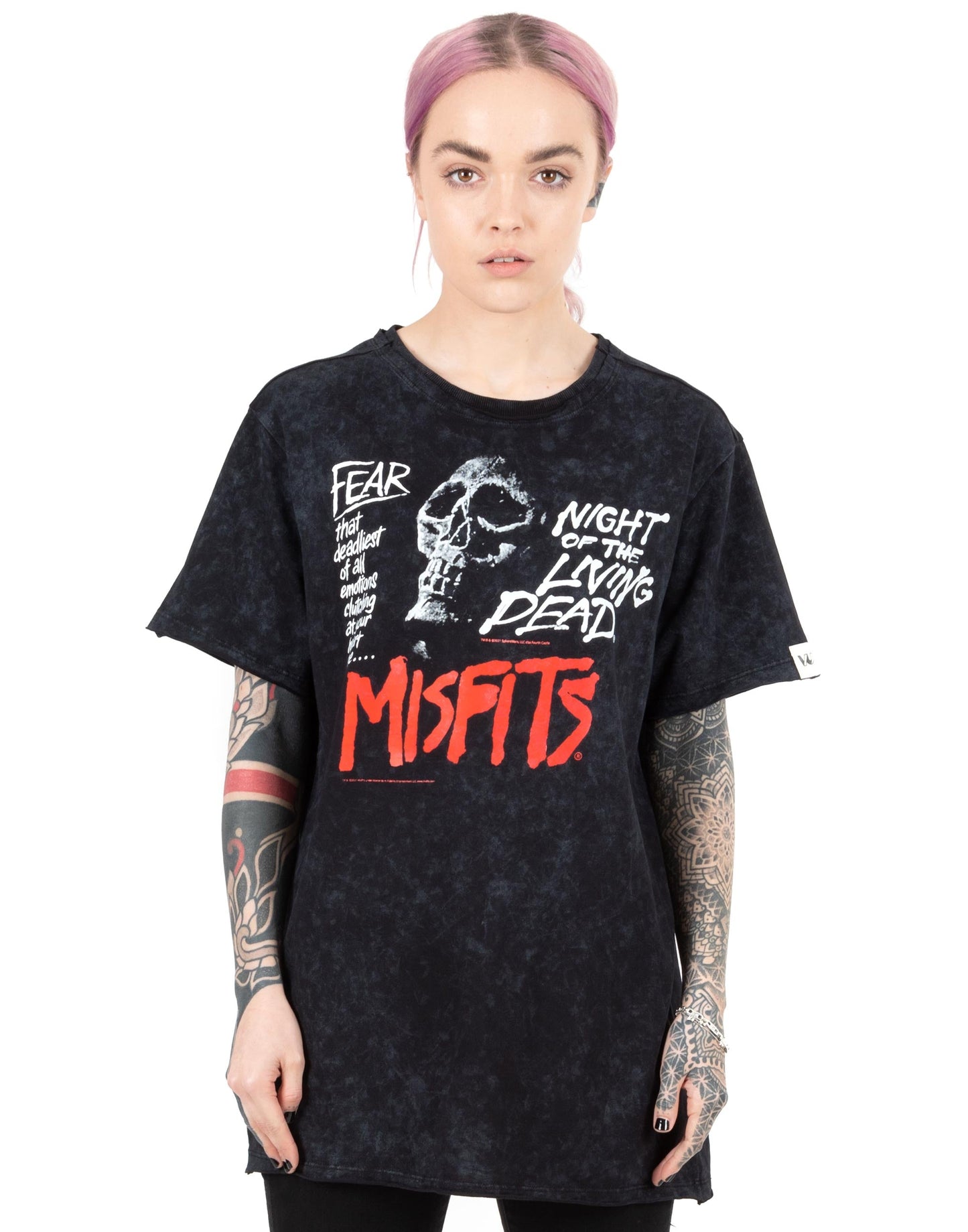 Misfits Short Sleeved T-Shirt | Mens Black | Official Merch