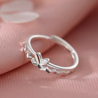 925 Sterling Silver Lovely Butterfly Adjustable Ring Women Girls Jewellery Gift