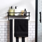 OHS Towel Rail Rack Bathroom Shelf Storage Unit Wall Mounted Modern Home