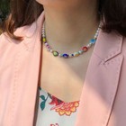 Bohemia Colourful Beaded Fahsion Choker Necklace Women Girls Jewellery Gift UK
