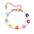 Bohemia Beaded Daisy Charm Bracelet Women Girls Jewellery Gift UK