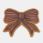 OHS Bow Shaped Doormat Novelty Non Slip Indoor Outdoor Coir Door Mat Rug