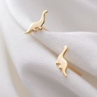 925 Sterling Silver Cute Dinosaur Fashion Stud Earrings Womens Girls Jewellery