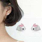 925 Sterling Silver Cute Rabbit Stud Earrings Jewellery Women Girls Gift UK
