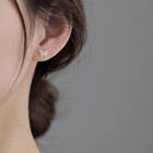 925 Sterling Silver Crystal Colourful Butterfly Stud Earrings Womens Jewellery