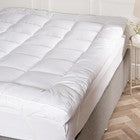 OHS Deep Sleep Mattress Topper 10cm Heavy Fill Orthopaedic Quilted Bed Toppers