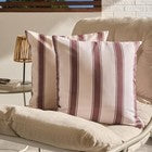 OHS Stripe Garden Cushion Covers 2 Pack Water Resistant Outdoor Indoor