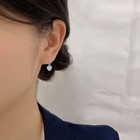 925 Sterling Silver Heart Moonstone Hook Earrings Jewellery Women Girls Gift UK