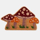 OHS Mushrooms Doormat Novelty Non Slip Indoor Outdoor Coir Door Mat Rug