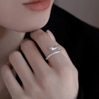 925 Sterling Silver Snake Fashion Adjustable Ring Womens Girls Jewellery Gift UK