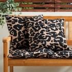 OHS Fun Print Garden Cushion Covers 2 Pack Water Resistant Outdoor Indoor