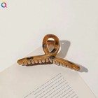 Large Coffee Colour Hair Claw Crab Clip Hair Styling For Women Hair Accessories