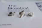 Vintage Leaf Fashion Adjustable Ring 925 Sterling Silver Women Girls Jewellery