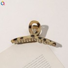 Large Coffee Colour Hair Claw Crab Clip Hair Styling For Women Hair Accessories
