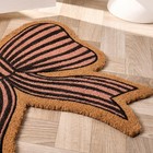 OHS Bow Shaped Doormat Novelty Non Slip Indoor Outdoor Coir Door Mat Rug