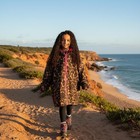 OHS Kids Drying Changing Robe Fun Print Sherpa Lined Water Resistant Long Coat