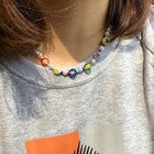 Bohemia Colourful Beaded Pearl Choker Necklace Women Jewellery Gift UK