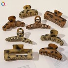 Large Coffee Colour Hair Claw Crab Clip Hair Styling For Women Hair Accessories