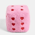 OHS Dice Weighted Door Stop Teddy Fleece Decorative Stoppers
