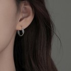 925 Sterling Silver Twisted Fashion Hoop Earrings Jewellery Women Girls Gift UK