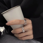 925 Sterling Silver Vintage Adjustable Fashion Ring Women Girls Jewellery Gift