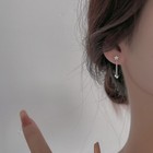 925 Sterling Silver Star Bead Dangle Drop Stud Earrings Women Girls Jewellery UK