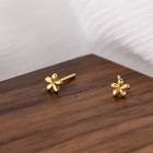 925 Sterling Silver Cute Mini Flower Earrings Women Girls Jewellery Gift UK