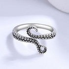 925 Sterling Silver Vintage Octopus Adjustable Ring Women Girls Jewellery Gift