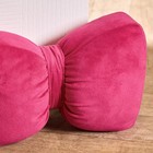 OHS Weighted Door Stop Bow Shaped Matte Velvet Decorative Stoppers