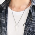 925 Sterling Silver Cross Pendant Necklace Women Men Girls Jewellery Gift UK
