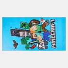 OHS x Minecraft Kids Beach Towel Hooded Poncho Absorbent Quick Dry Microfibre