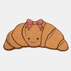 OHS Croissant Doormat Novelty Non Slip Indoor Outdoor Coir Door Mat Rug