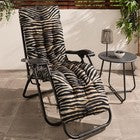OHS Printed Gravity Chair Seat Cushion Water Resistant Filled Garden Pad