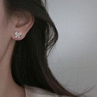 925 Sterling Silver Bow Tie Heart Stud Earrings Jewellery Women Girls Gift UK